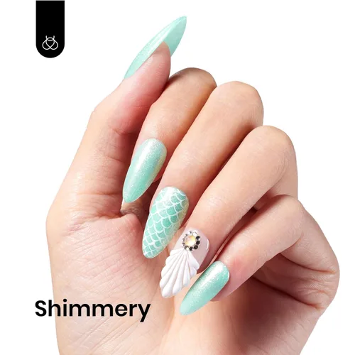 Miniatura 632 de Beetles - Esmalte de uñas de gel marrón – 0.5 onzas líquidas de esmalte de gel marrón oscuro, lámpara LED UV para uñas, regalo de manicura para I