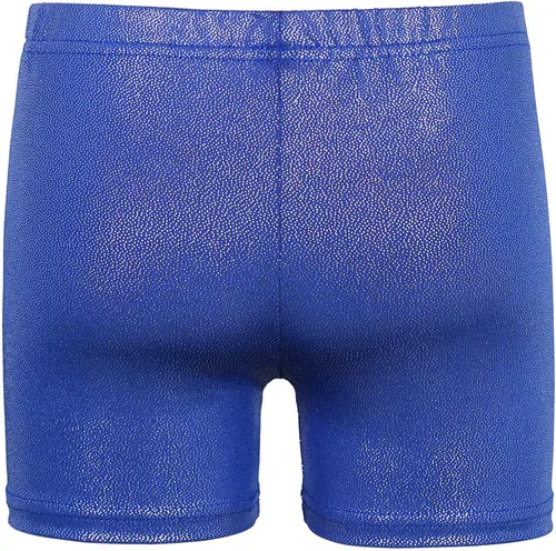 Miniatura 7 de BAOHULU Leotardos de gimnasia para niñas con purpurina y pantalones cortos a juego