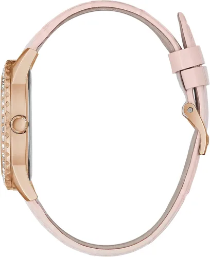 Miniatura 2 de GUESS Genuine Leather Crystal Watch