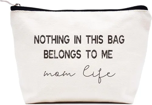 Miniatura 29 de LIBIHUA Obtener regalo de boda - Bolsa de maquillaje bolsa de cosméticos bolsa de viaje, Beige, 10-En Mi Madre del Pájaro