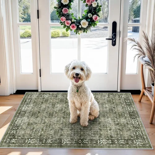 Miniatura 53 de HY HAO YUN LAI Alfombras antideslizantes para pasillos, alfombra lavable para pasillo, alfombra larga ultra suave para cocina, alfombras de acento