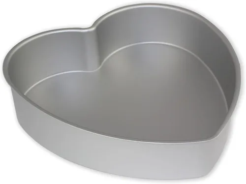 Miniatura 3 de PME Molde de aluminio anodizado para tartas con forma de corazón, 6 x 2 pulgadas de profundidad
