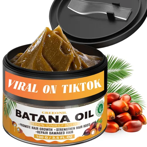GREEONIL Aceite de batana para el crecimiento del cabello, 100 % puro, prensado en frío, tratamiento orgánico para el cabello y cuero cabelludo