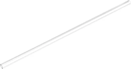 Miniatura 44 de uxcell 2 tubos rígidos transparentes de 0.157 in (5/32 pulgadas) de diámetro interior x 0.236 in de diámetro exterior x 1 pie de longitud tubo