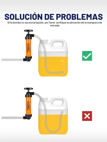 Miniatura 9 de SMART JERRY - Bomba de sifón para gasolina, bomba de transferencia de fluidos automotriz, kit de bomba anticongelante RV, bomba de transferencia