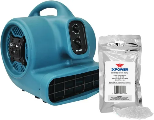 Miniatura 12 de XPower p-450at Freshen Aire 1/3 HP perfumado Ambientador de aire mover con Daisy Chain, temporizador y abalorio Refill, 1