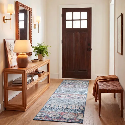 Miniatura 12 de SAFAVIEH Madison Collection - Alfombra decorativa de 2 pies 3 pulgadas x 4 pies, color carbón y gris, diseño bohemio chic, no desprende pelusa
