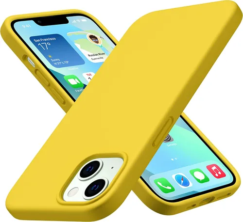 Miniatura 20 de CellEver Funda de silicona resistente para iPhone 13, protección militar contra caídas, protección elevada de pantalla y cámara, interior sin Negro