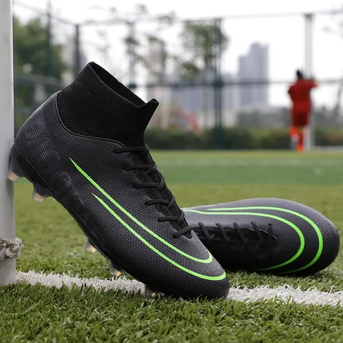 Miniatura 6 de Qzzsmy Tenis profesionales de fútbol para hombre, para interiores y exteriores, para competición, entrenamiento, atléticos, para niños grandes