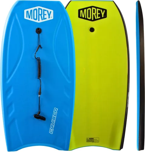 MOREY® Cruiser, la tabla de bodyboard original; tablas corporales de tamaño completo de 42.5 pulgadas para playa, para todos los niveles de