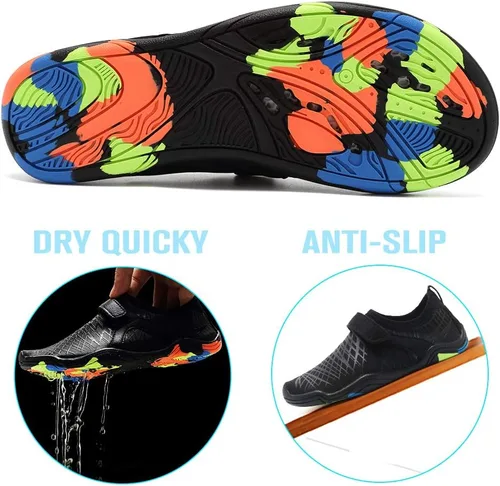 Miniatura 3 de Zapatos acuáticos para niños y niñas, suela ligera y cómoda, fácil de caminar, calzado acuático y deportivo antideslizante