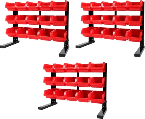 Miniatura 8 de Maxworks 80694 30-Bin Soporte de almacenamiento para pared para Tuercas, Pernos, tornillos, clavos, abalorios, Botones, otras pequeñas partes