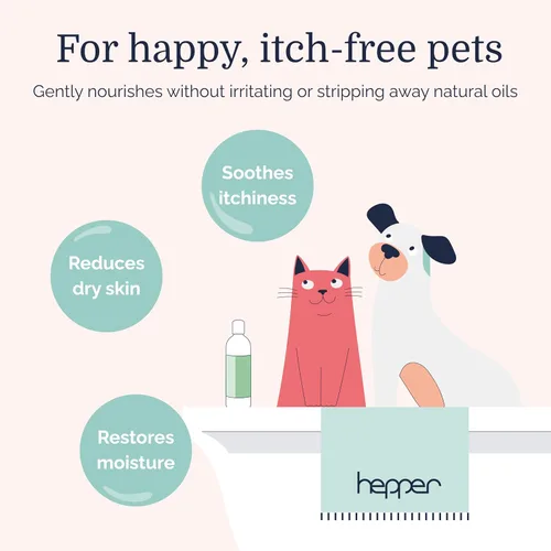 Miniatura 4 de Hepper Acondicionador e hidratante para mascotas: acondicionador y desenredante perfumado para perros. Perfecto para cabello largo, pelo corto, piel
