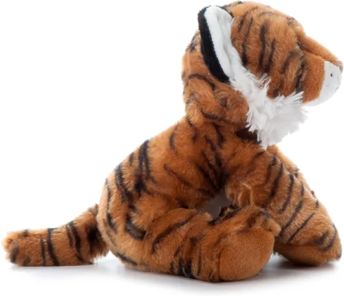 Miniatura 3 de The Petting Zoo Peluche de tigre, regalos para niños, animales salvajes del zoológico Onez, juguete de peluche de tigre de 9 pulgadas