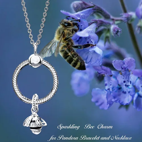 Miniatura 6 de Bear Koala Sea Turtle Bee Butterfly Owl Lucky Cat Charm Animal World Bead para pulsera europea