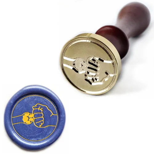 Miniatura 21 de Sellos de cera de sellado de patrones de animales, sellos de cobre y empuñadura de madera, kit de sellos de cera para sobres de tarjetas, embalaje