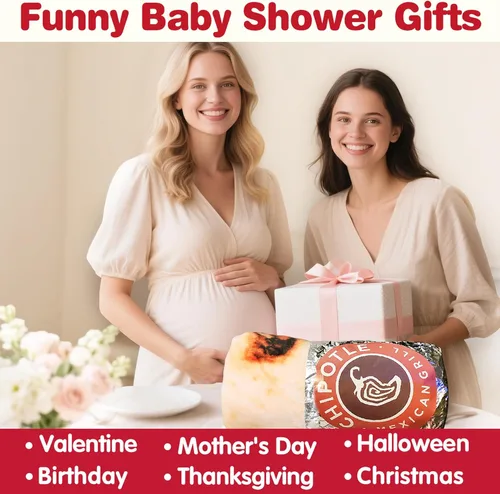 Miniatura 6 de Jorbest Manta envolvente de tortilla de burrito, regalos para bebé recién nacido, manta de bebé de tortilla, regalos divertidos para baby shower