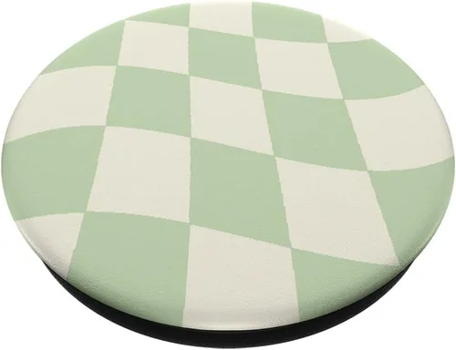 Miniatura 2 de PopSockets PopSockets intercambiables a cuadros verdes pastel danés