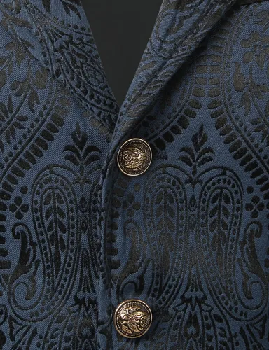 Miniatura 5 de VATPAVE - Steampunk - Chaleco para hombre, estilo victoriano y gótico.