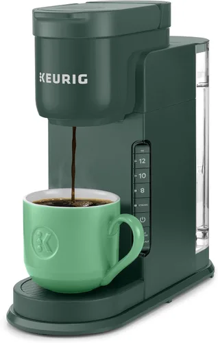 Keurig K-Express - Cafetera de una sola porción, opción de preparación fuerte, depósito de 42oz, diseño elegante para celebraciones navideñas y
