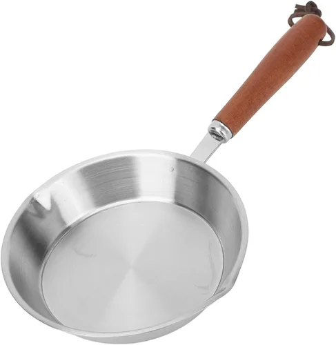 Miniatura 9 de Dpofirs Sartén inoxidable, sartén compatible con inducción, 6.3 in