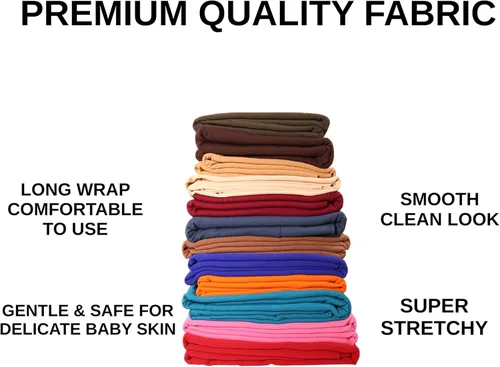 Miniatura 4 de FabricLA Tela de Jersey de Algodón y Elastano por Yarda - Tela de Algodón y Elastano Elástica en 4 Direcciones de 10 oz, 60" de Ancho – Perfecta