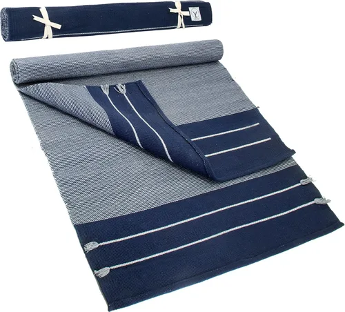 Y O Gayo Tapete de Yoga Orgánico Hecho a Mano fabricado con 100% Algodón Orgánico Tapete de Yoga - Alfombra de Yoga Natural para Ejercicio,