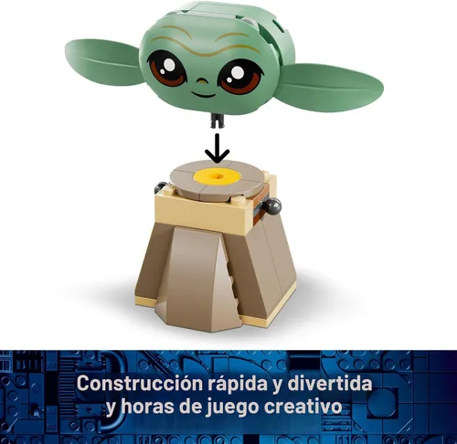 Miniatura 3 de LEGO Star Wars Grogu's Homestead - Juguete de construcción para niños y niñas, juego de simulación Mandalorian con rana Sorgan y figuras de Grogu