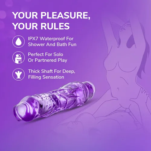 Miniatura 6 de Eden - Juguetes sexuales para adultos, consolador vibrador XL grueso de 9 pulgadas, vibrador de pene silencioso de múltiples velocidades, vibrador