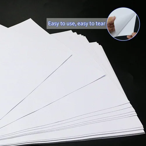 Miniatura 5 de 30 hojas de cinta adhesiva transparente de doble cara tamaño A4 de 8.3 x 11.5 pulgadas, cinta adhesiva súper fuerte, arte de bricolaje