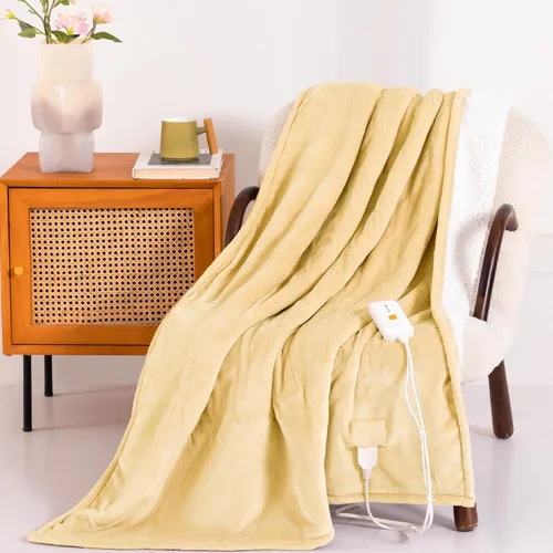 Miniatura 18 de Manta Eléctrica Térmica de 50" x 60" - Manta Térmica Eléctrica con 5 Niveles de Calefacción y 3 Horas de Apagado Automático, Lavable a Máquina