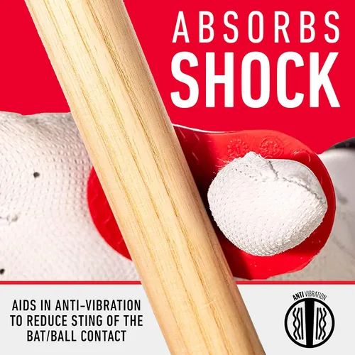 Miniatura 3 de Franklin Sports Entrenador de swing de bate de béisbol - Entrenador de agarre Gator Grip Rojo