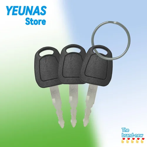 Miniatura 5 de Reemplazo de llaves de encendido F900 K1009605 para excavadora Daewoo Doosan Terex y Bobcat E55W E57W E60 E62 E63 E80 E85 Modelo K1009605 K1009605B