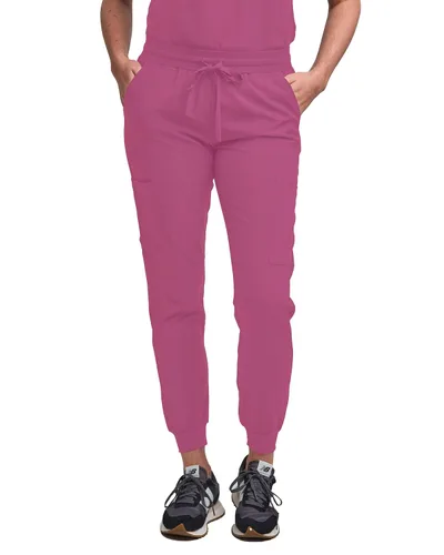 Miniatura 71 de Green Town Conjunto de ropa quirúrgica para mujer, pantalón deportivo y parte superior con cuello en V, 5 bolsillos, cintura de yoga, uniforme