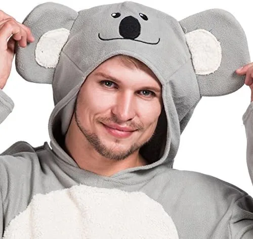 Miniatura 7 de Snailify Pijama de koala para adultos, disfraz de koala para adultos, Multi colorido