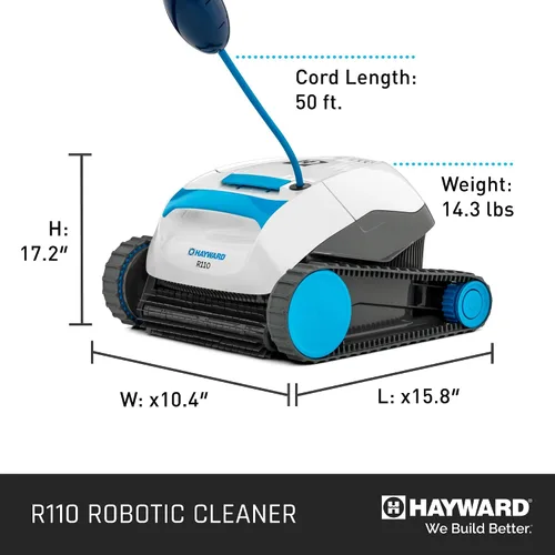 Miniatura 3 de Hayward The Pool Cleaner R110 - Limpiador robótico (2024) - Cesta fácil de limpiar de carga superior, navegación inteligente, temporizador