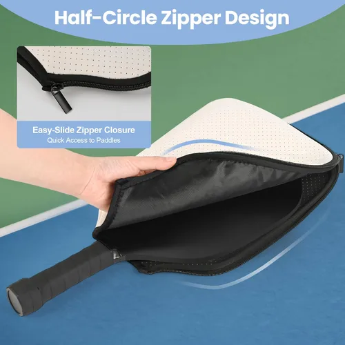 Miniatura 6 de Pickleball Paddle Bag,Large Pickleball Bag for Men & Women,Waterproof Paddle Bag,Stylish Quilted Pickleball Bag,Fits All Paddles,Ideal Pickleball