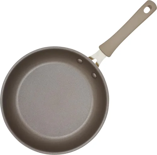 Miniatura 13 de Rachael Ray Cook + Create - Juego de ollas y sartenes antiadherentes, incluye bandeja para hornear y utensilios de cocina, 10 piezas - color almendra