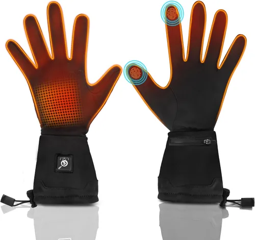Miniatura 8 de Forros de guantes con calefacción para mujeres y hombres - Finos recargables, compatibles con pantalla táctil, calor de larga duración para deportes