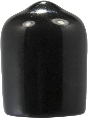 Miniatura 2 de Prescott Plastics Tapones de plástico flexibles de 1/2" (12.7 mm) de diámetro exterior, tapas redondas de tubo de metal negro, inserciones fuertes