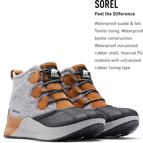 Miniatura 2 de SOREL Out 'N About III botas clásicas para mujer, de gamuza y piel impermeables, botas de invierno