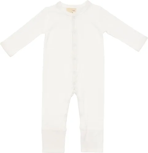KYTE BABY Mameluco suave unisex con cierre a presión, 97% rayón hecho de bambú, 3% elastano,