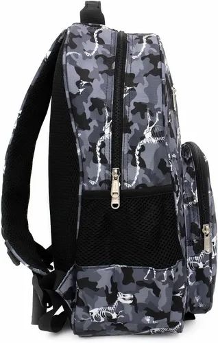 Miniatura 8 de DIBSIES Mochila personalizada de la colección Adventure, Camuflaje Dinosaurio, Mochila