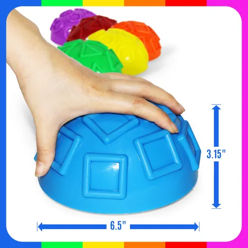 Miniatura 2 de Yes4All Hedgehog Balance Pods for Exercise, Core Body Balancing, Balance Pods for Youth & Adults with Hand Pump - Set of 5