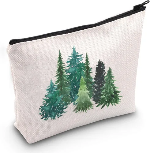JXGZSO Regalos de senderismo para su árbol del bosque, regalo para amantes de la naturaleza, viajes, senderismo bolsa con cremallera, Árboles