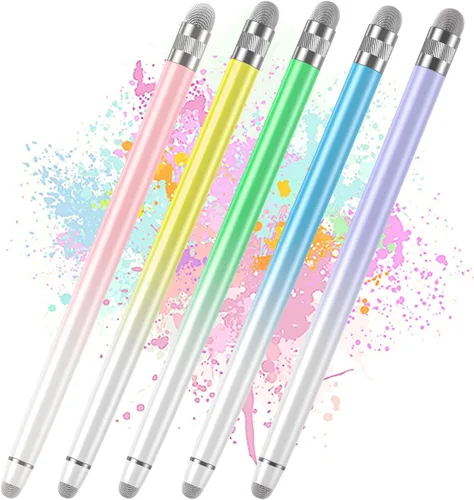 Miniatura 10 de Bopomofo Puntas de Malla de Fibra de Repuesto para Lápices Stylus - 10 Piezas Puntas de Stylus, Puntas de Lápiz Stylus, Puntas de Repuesto de Punta