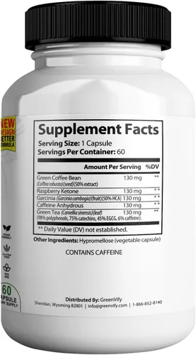 Miniatura 2 de Nicoya PuraTea Max Extracto de té verde y grano de café verde para apoyo al metabolismo, impulso de energía natural, suplemento rico