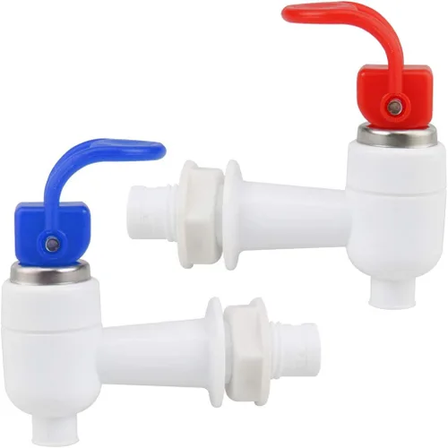 uxcell Grifo de enfriador de agua de colores surtidos dispensador de agua de plástico limpio para el hogar espita se adapta al adaptador caliente