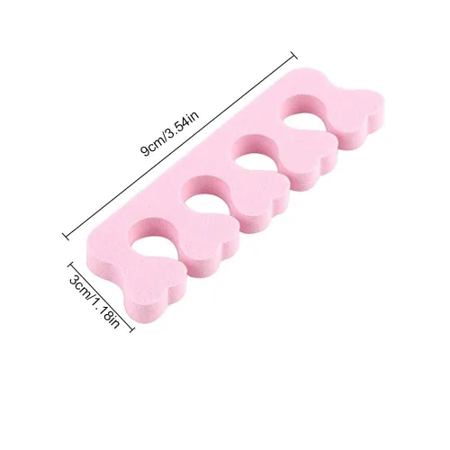 Miniatura 7 de Emivery 50 separadores de uñas rosadas para manicura y pedicura para mujeres y niñas