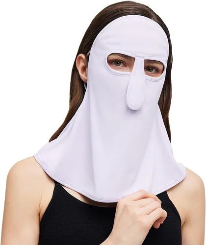 Miniatura 11 de SLF6M103T - Máscara de protección solar para el cuello, polaina para el cuello, bufanda, pasamontañas, pañuelos de tela con bucles para las orejas